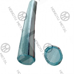 Clear fiber reinforced hose